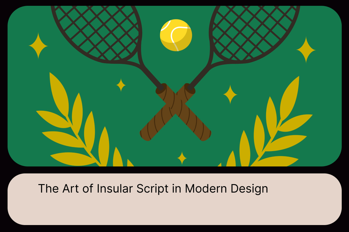 The Art of Insular Script in Modern Design